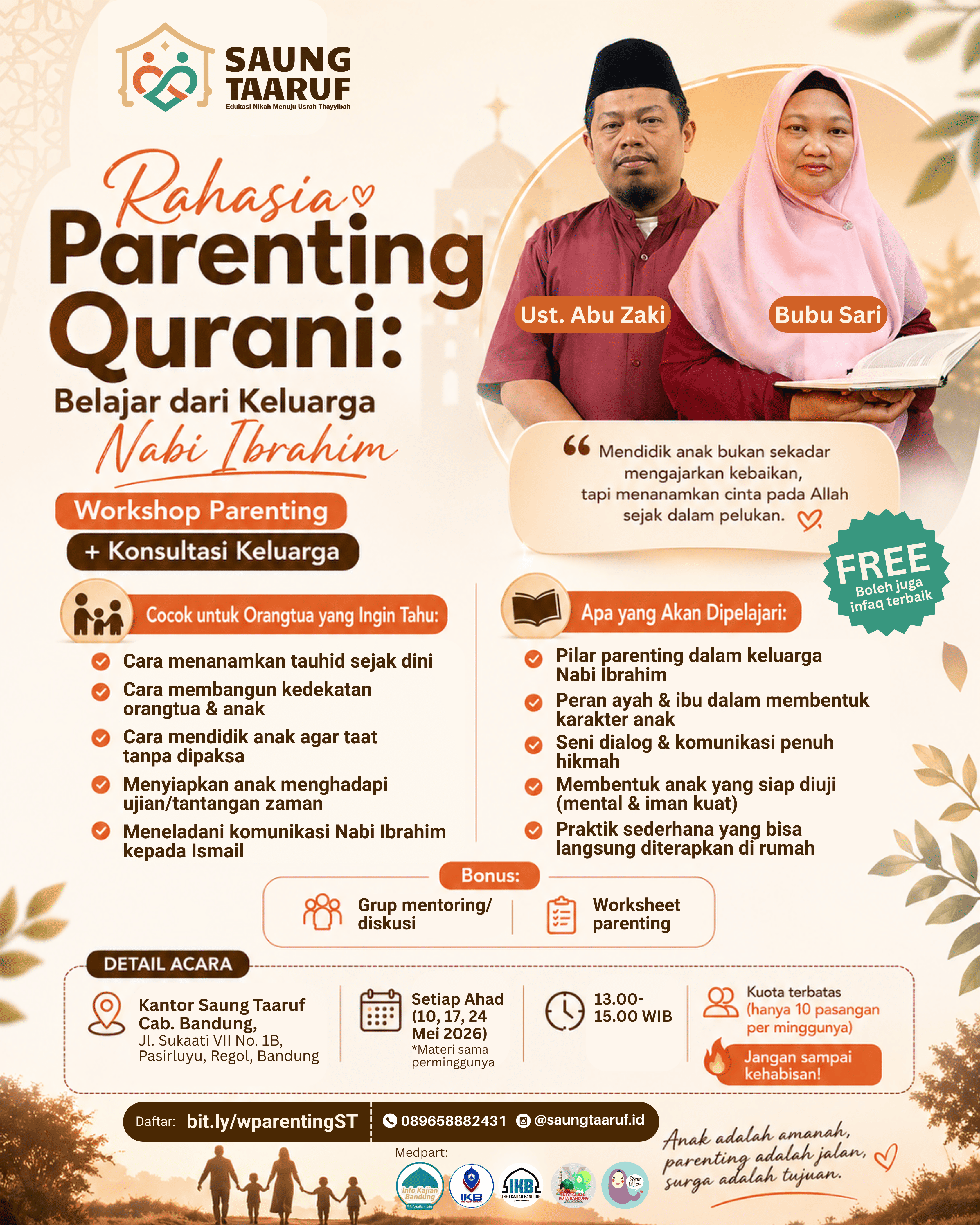 Parenting Qurani : Belajar dari Keluarga Nabi Ibrahim